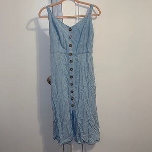 Denim dress size large